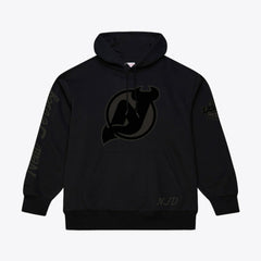 New Jersey Devils Mitchell & Ness Phantom Fleece Hoodie - Black - NHL 203279116