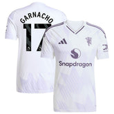 Alejandro Garnacho Manchester United 2025/26 Away Replica Player Jersey White - Adidas outlet