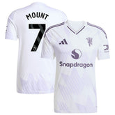 Mason Mount Manchester United 2025/26 Away Replica Player Jersey White - Adidas Discount
