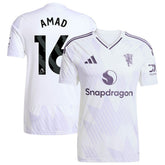 Amad Diallo Manchester United 2025/26 Away Replica Player Jersey White - Adidas for sale