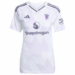 Bruno Fernandes Manchester United Women's 2025/26 Away Replica Player Jersey White - Adidas sale