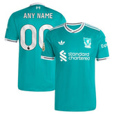 Liverpool 2025/26 Third Custom Jersey Green - Adidas outlet