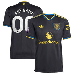 Manchester United 2025/26 Third Custom Jersey Black - Adidas for sale