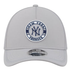 New York Yankees New Era Patch 39THIRTY A-Frame M-Crown Perforated Flex Hat - Gray - New Era Online