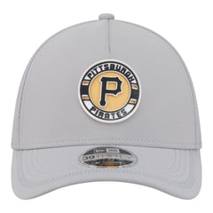 Pittsburgh Pirates New Era Patch 39THIRTY A-Frame M-Crown Perforated Flex Hat - Gray - New Era Online