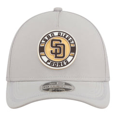 San Diego Padres New Era Patch 39THIRTY A-Frame M-Crown Perforated Flex Hat - Gray - New Era on Sale