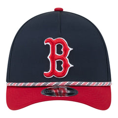 Boston Red Sox New Era Rope M-Crown A-Frame 39THIRTY Flex Hat - Navy/Red - New Era Sale
