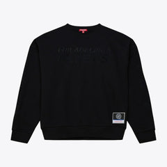 Philadelphia Flyers Mitchell & Ness Unisex Phantom Fleece Crew Neck Sweatshirt - Black - NHL 203280911