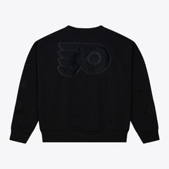 Philadelphia Flyers Mitchell & Ness Unisex Phantom Fleece Crew Neck Sweatshirt - Black - NHL 203280911