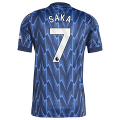 Bukayo Saka Arsenal 2025/26 Away Replica Player Jersey Blue - Adidas for sale