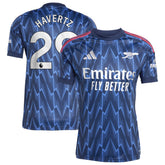Kai Havertz Arsenal 2025/26 Away Replica Player Jersey Blue - Adidas for sale