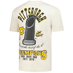 Pittsburgh Pirates Mitchell & Ness Legacy Defined T-Shirt - Cream - Mitchell & Ness Discount