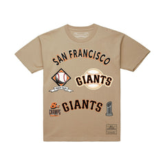 San Francisco Giants Mitchell & Ness Legacy Defined T-Shirt - Cream - Mitchell & Ness Sale