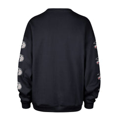 Cleveland Guardians '47 Women's Trendy Team Go Big Oversized Sweatshirt - Navy - 47 brand Lifestyle