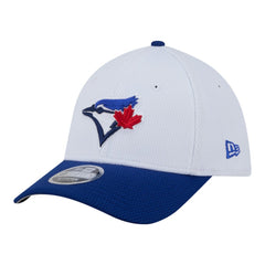 Toronto Blue Jays New Era Youth Baseball 39THIRTY M-Crown Flex Hat - White/Royal - New Era Online