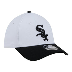 Chicago White Sox New Era Youth Baseball 39THIRTY M-Crown Flex Hat - White/Black - New Era Discount
