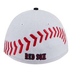 Boston Red Sox New Era Youth Baseball 39THIRTY M-Crown Flex Hat - White/Navy - New Era Sale
