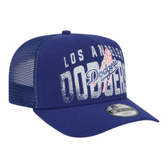 Los Angeles Dodgers New Era Youth Logo Fade A-Frame 9FIFTY Snapback Hat - Royal - New Era Discount