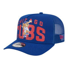 Chicago Cubs New Era Youth Logo Fade A-Frame 9FIFTY Snapback Hat - Royal - New Era Sale