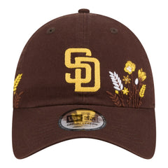 San Diego Padres New Era Women's Wildflower Casual Classic Adjustable Hat - Brown - New Era on Sale