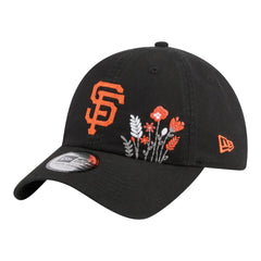 San Francisco Giants New Era Women's Wildflower Casual Classic Adjustable Hat - Black - New Era on Sale
