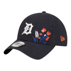 Detroit Tigers New Era Women's Wildflower Casual Classic Adjustable Hat - Navy - New Era Discount
