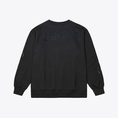 Baltimore Orioles Mitchell & Ness Phantom Fleece Crewneck Sweatshirt - Black - Mitchell & Ness Sale