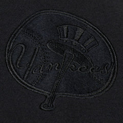 New York Yankees Mitchell & Ness Phantom Fleece Crewneck Sweatshirt - Black - Mitchell & Ness Sale
