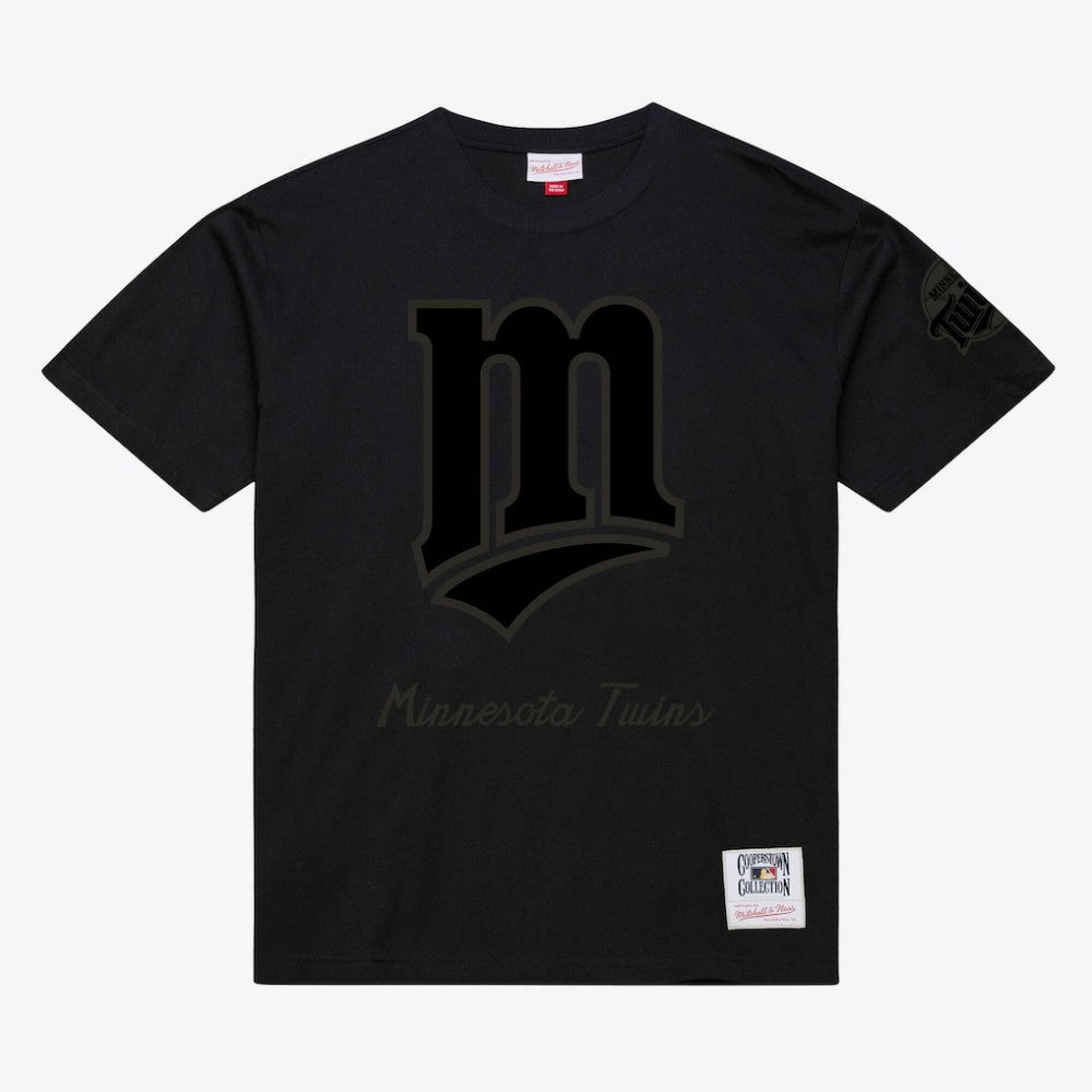 Minnesota Twins Mitchell & Ness Cooperstown Collection Phantom T-Shirt - Black - Mitchell & Ness Online