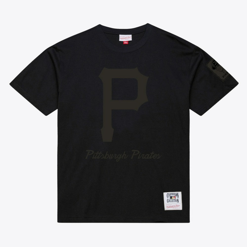Pittsburgh Pirates Mitchell & Ness Cooperstown Collection Phantom T-Shirt - Black - Mitchell & Ness Sale