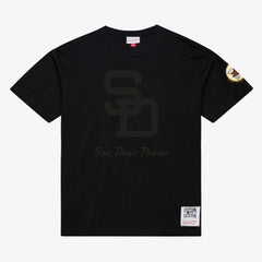 San Diego Padres Mitchell & Ness Cooperstown Collection Phantom T-Shirt - Black - Mitchell & Ness Discount