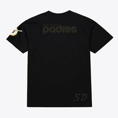 San Diego Padres Mitchell & Ness Cooperstown Collection Phantom T-Shirt - Black - Mitchell & Ness Discount