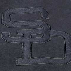 San Diego Padres Mitchell & Ness Phantom Fleece Hoodie - Black - Mitchell & Ness Online
