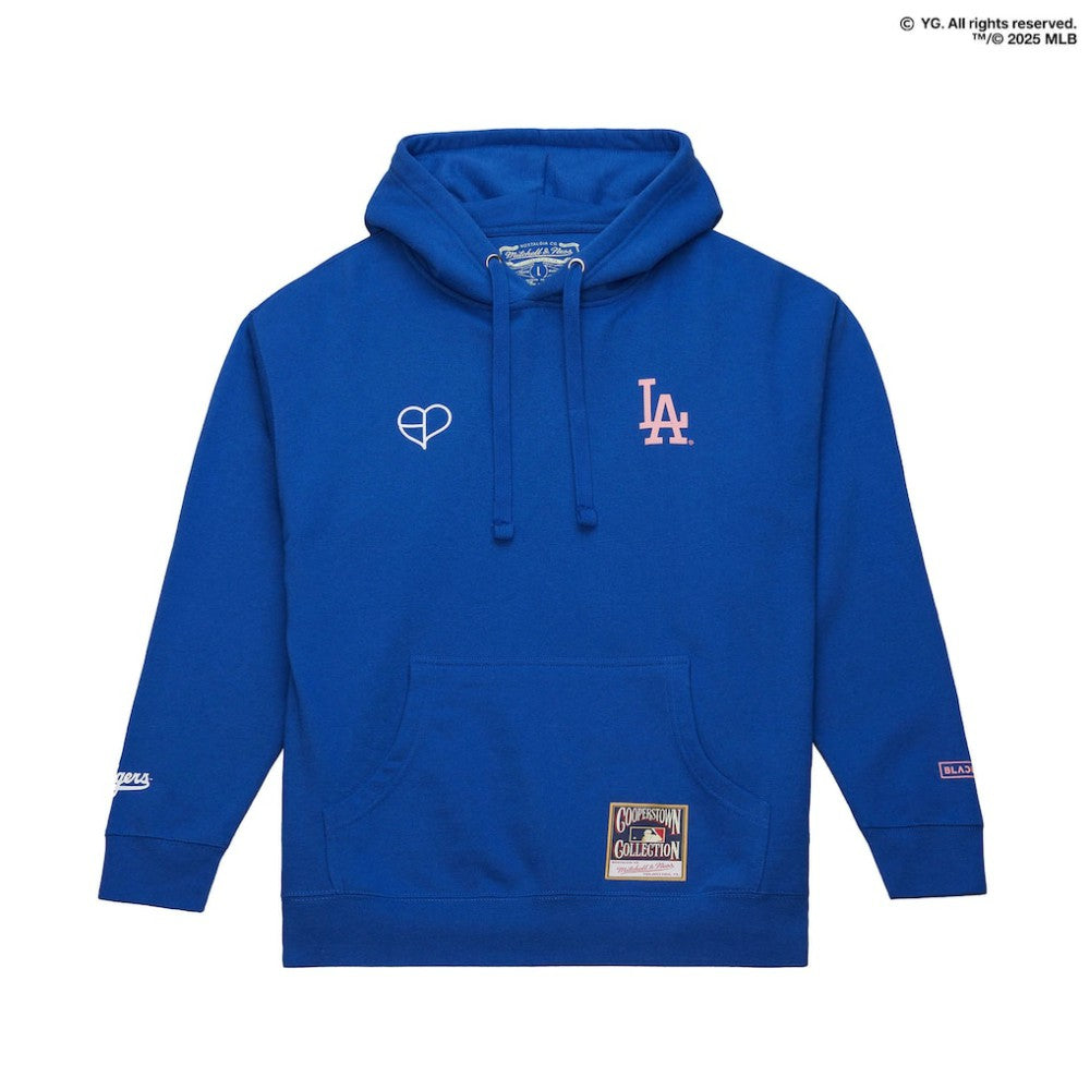 Los Angeles Dodgers Mitchell & Ness x BLACKPINK Pullover Hoodie - Royal - Limited Edition - Mitchell & Ness Lifestyle