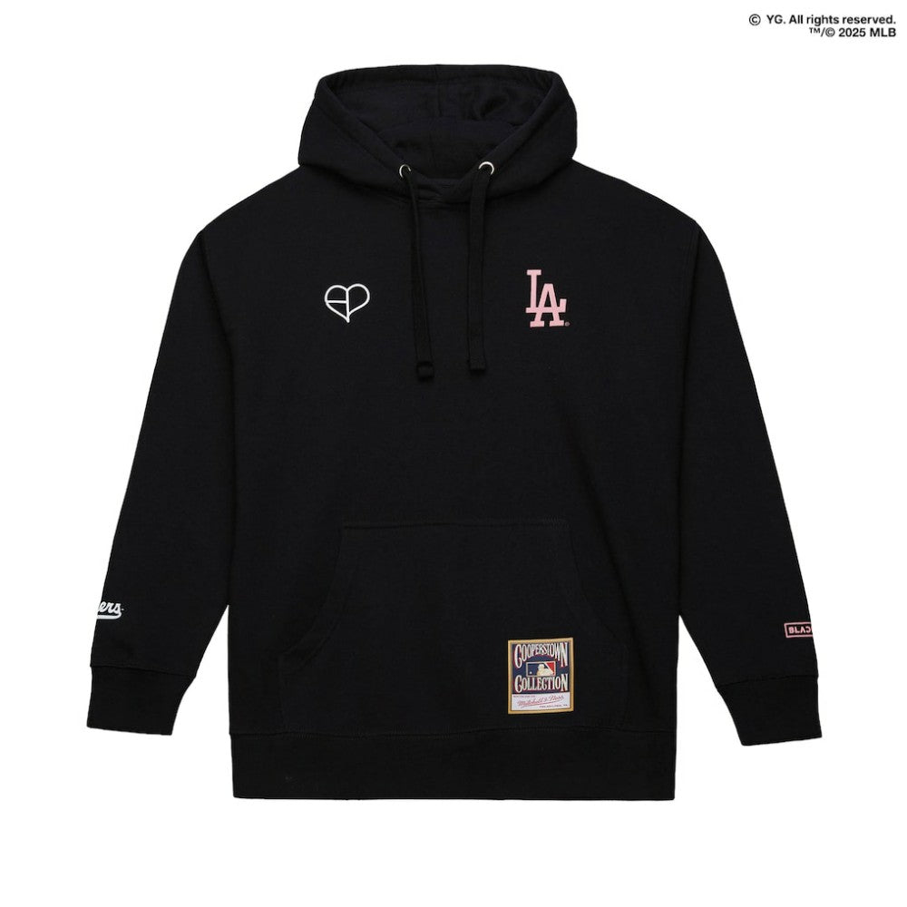Los Angeles Dodgers Mitchell & Ness x BLACKPINK Pullover Hoodie - Black - Limited Edition - Mitchell & Ness Sale