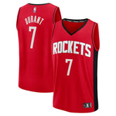 Kevin Durant Houston Rockets Fast Break Replica Player Jersey Icon Edition Red | Fanatics US