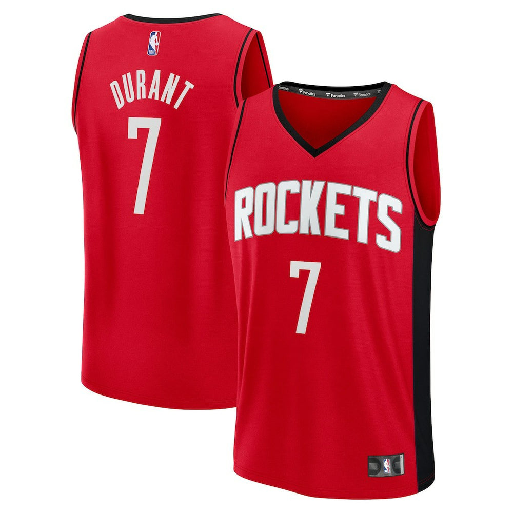 Kevin Durant Houston Rockets Youth Fast Break Replica Player Jersey Icon Edition Red | Fanatics US