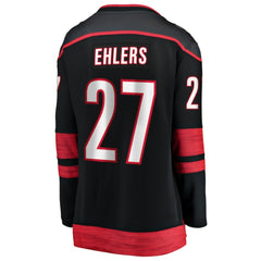 Nikolaj Ehlers Carolina Hurricanes Fanatics Women's Home Breakaway Jersey - Black - NHL 203286196