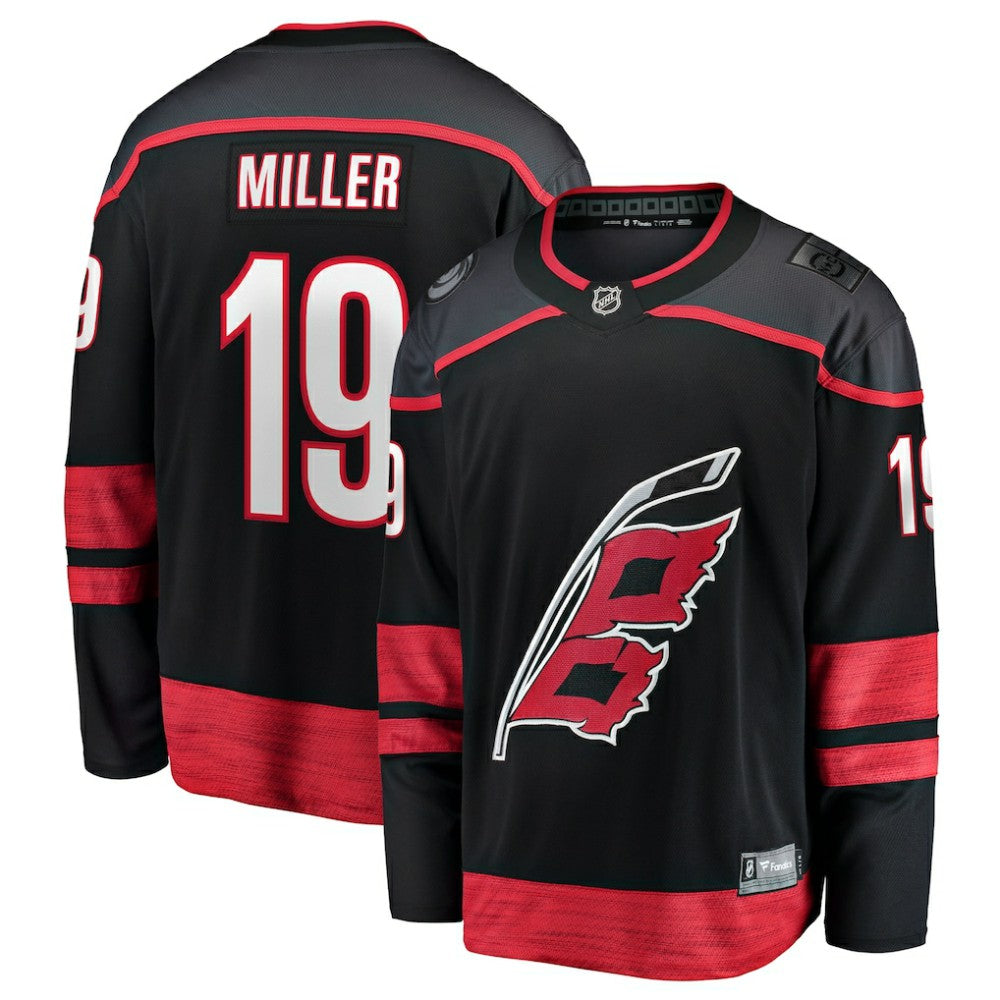 K'Andre Miller Carolina Hurricanes Fanatics Home Breakaway Jersey - Black - NHL 203286197