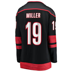 K'Andre Miller Carolina Hurricanes Fanatics Women's Home Breakaway Jersey - Black - NHL 203286198