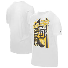 San Diego Padres New Era Big Graphic Domestic T-Shirt - White - New Era Online