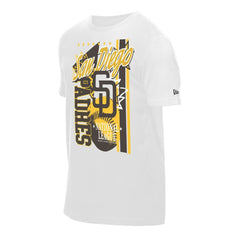 San Diego Padres New Era Big Graphic Domestic T-Shirt - White - New Era Online