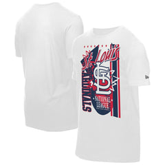 St. Louis Cardinals New Era Big Graphic Domestic T-Shirt - White - New Era Online