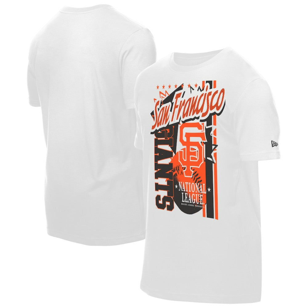 San Francisco Giants New Era Big Graphic Domestic T-Shirt - White - New Era Discount
