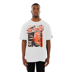 San Francisco Giants New Era Big Graphic Domestic T-Shirt - White - New Era Discount