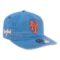 New York Mets New Era Throwback Denim Classic 19TWENTY Adjustable Hat - Royal - New Era Lifestyle