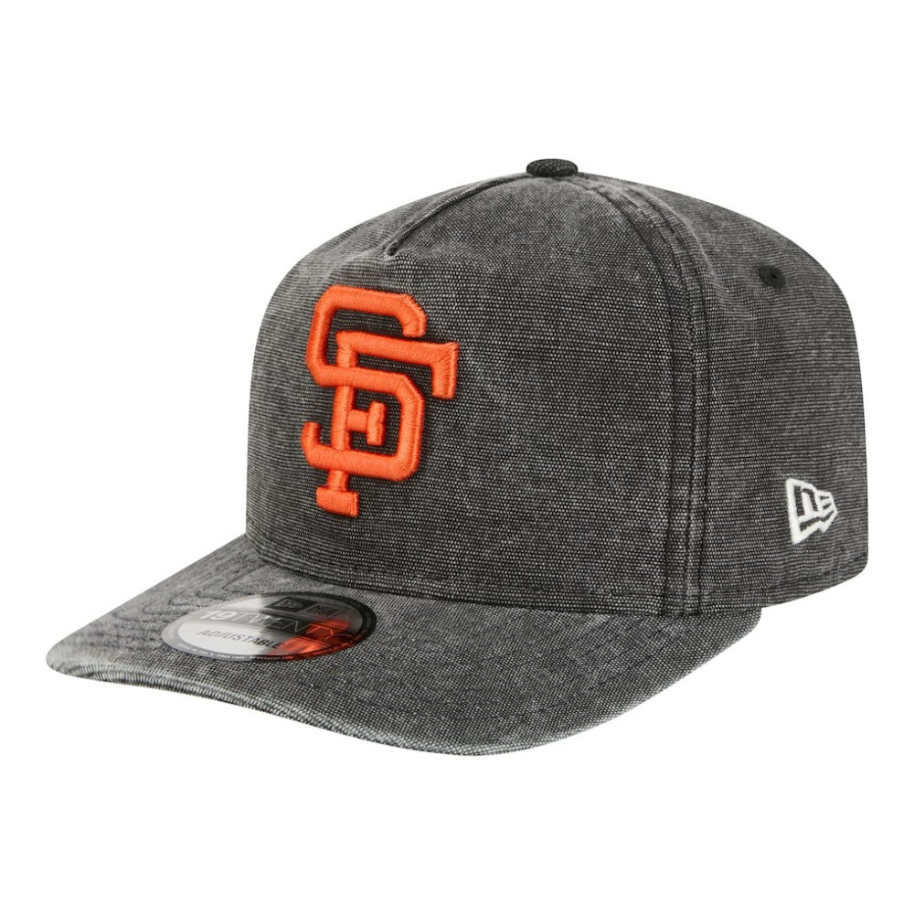 San Francisco Giants New Era Throwback Denim Classic 19TWENTY Adjustable Hat - Black - New Era Sale