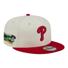 Philadelphia Phillies New Era Localized 9FIFTY Snapback Hat - Cream/Red - New Era on Sale
