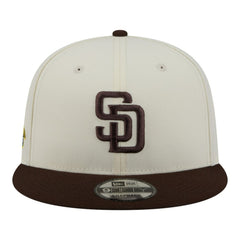 San Diego Padres New Era Localized 9FIFTY Snapback Hat - Cream/Brown - New Era Online