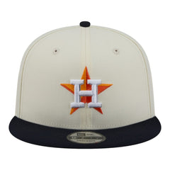 Houston Astros New Era Localized 9FIFTY Snapback Hat - Cream/Navy - New Era Online